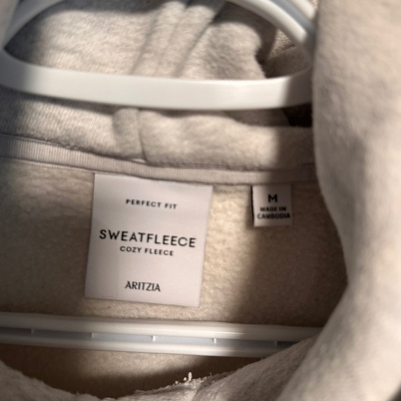 Aritzia Cozy Fleece Sweatfleece - Cream - Picture 1 of 6